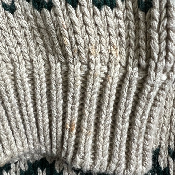 Vintage Men’s Eddie Bauer Fair Isle Knit Sweater Cotton 90s Sz XL Outdoors - Picture 13 of 16